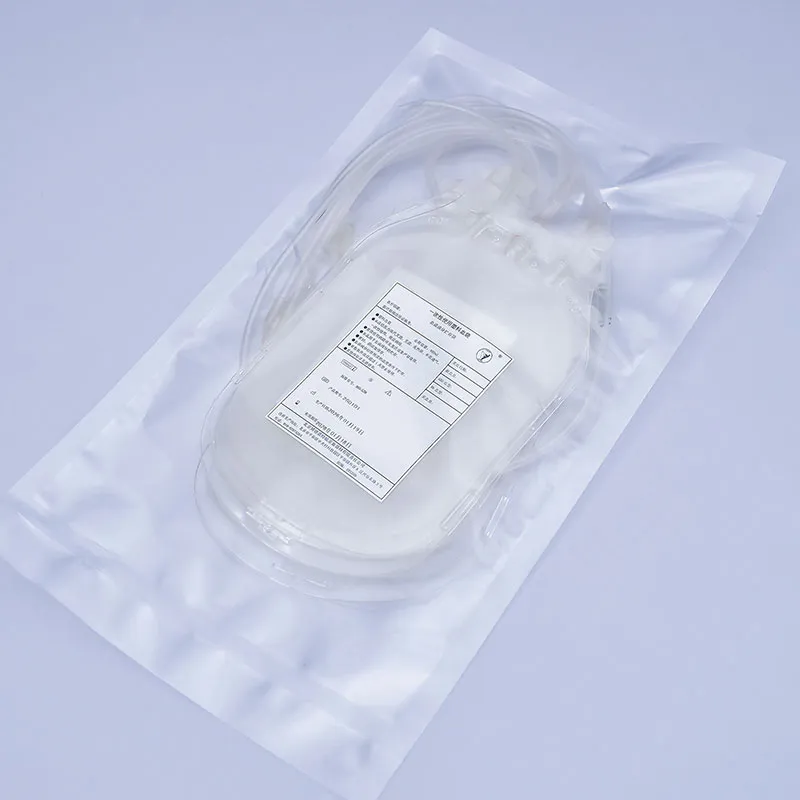 Одноразовый пластиковый пакет для крови