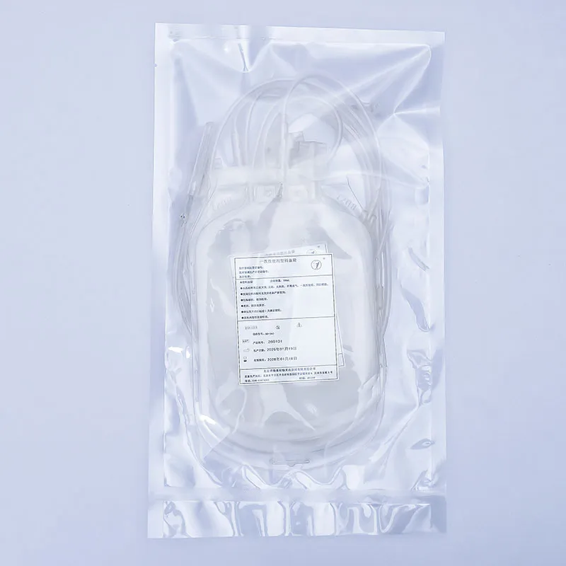 Одноразовый пластиковый пакет для крови