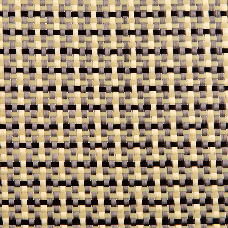 Гибридная ткань КОМ-ПП арамид+углерод полотняно...