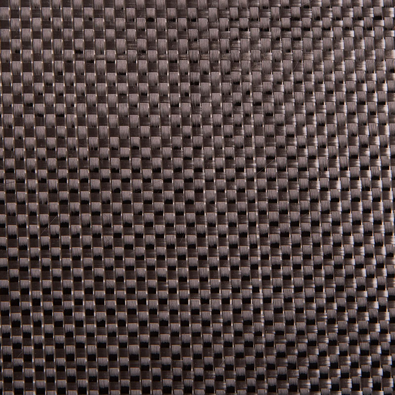 Гибридная ткань КОМ-ПП арамид+углерод полотняного переплетения