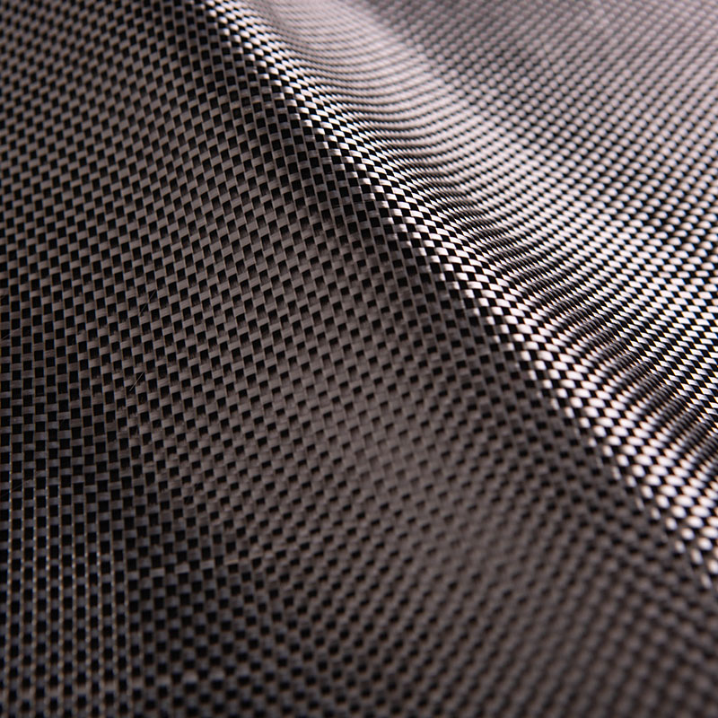 Гибридная ткань КОМ-ПП арамид+углерод полотняного переплетения
