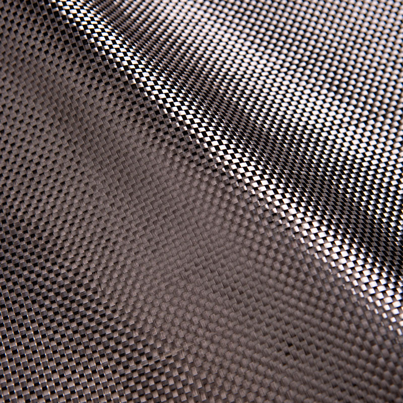 Гибридная ткань КОМ-ПП арамид+углерод полотняного переплетения