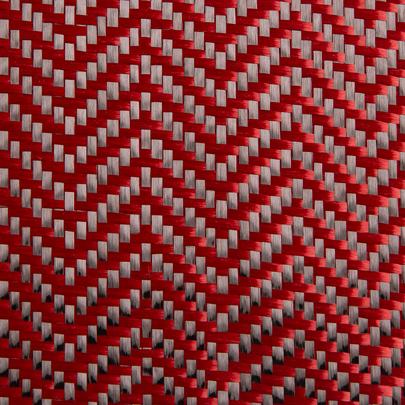 Гибридная ткань КОМ-ТБ арамид+углерод саржевого переплетения