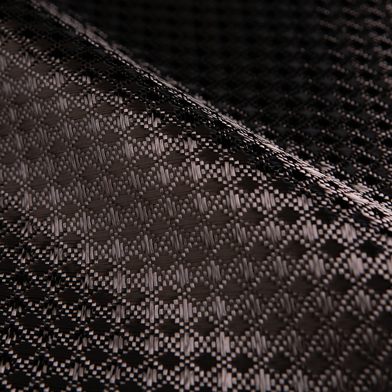 Углеродная ткань ЙБ-ЦХ жаккардового переплетения