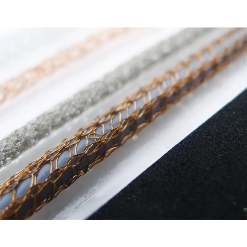 Экранирующая прокладка из металлической плетеной проволочной сетки