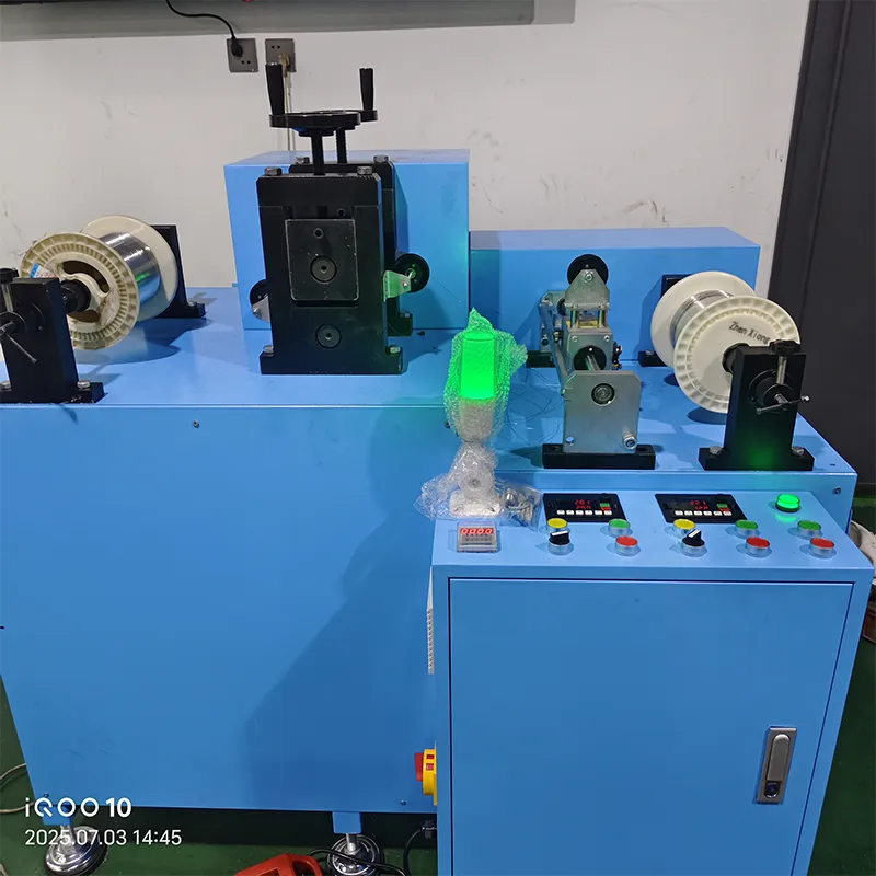 Полностью автоматический станок для плоской прокатки металлической круглой проволоки