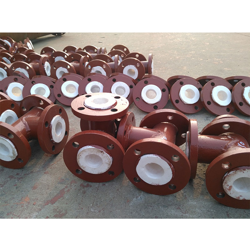 Стальной футерованный PTFE переходной тройник
