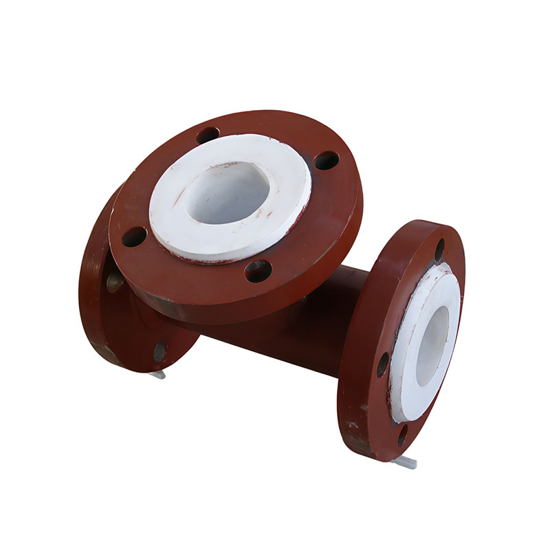 Стальной футерованный PTFE равнопроходной тройник