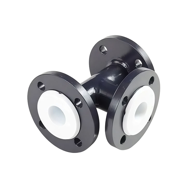 Стальной футерованный PTFE равнопроходной тройник
