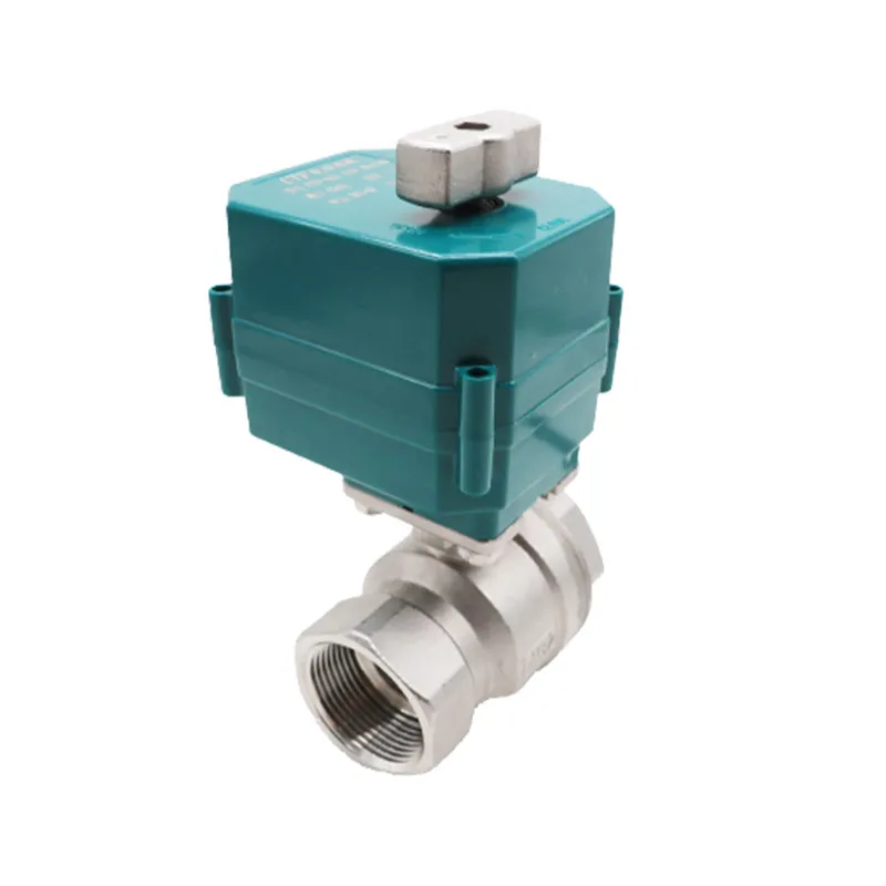 CTF-001 Сверхкомпактный шаровой кран с электроприводом и высоким крутящим моментом