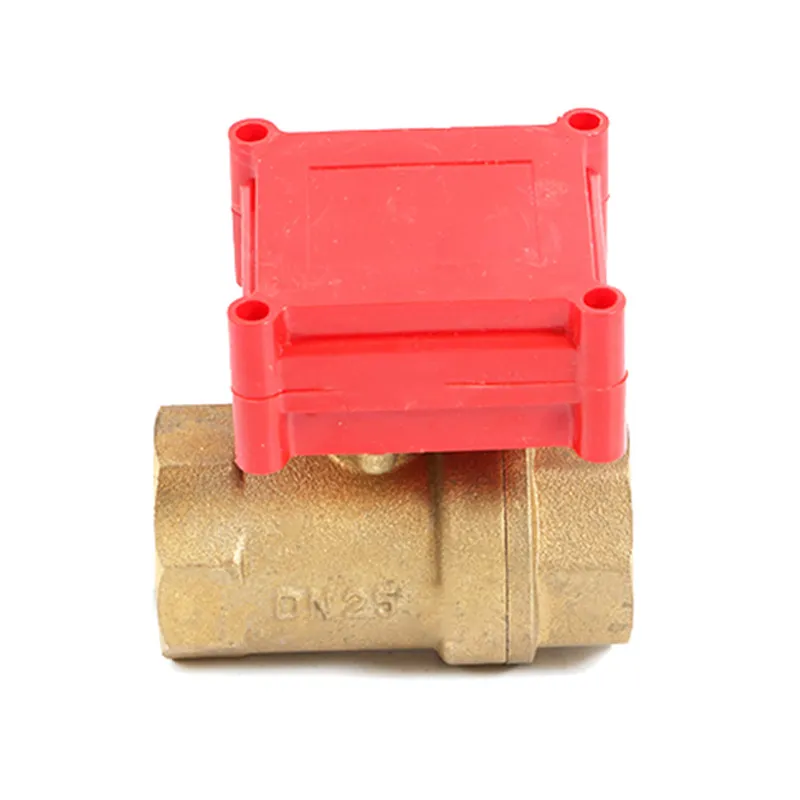 CWX-20P Ультракомпактный шаровой кран с электроприводом, красный