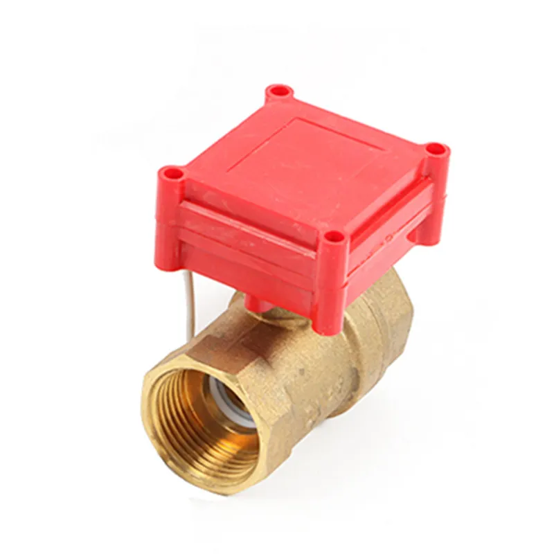 CWX-20P Ультракомпактный шаровой кран с электроприводом, красный (2 шт.)