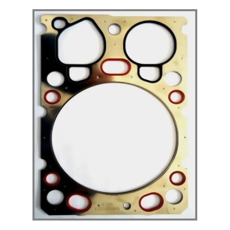 Металлические прокладки головки цилиндров с резиновым кольцевым уплотнением