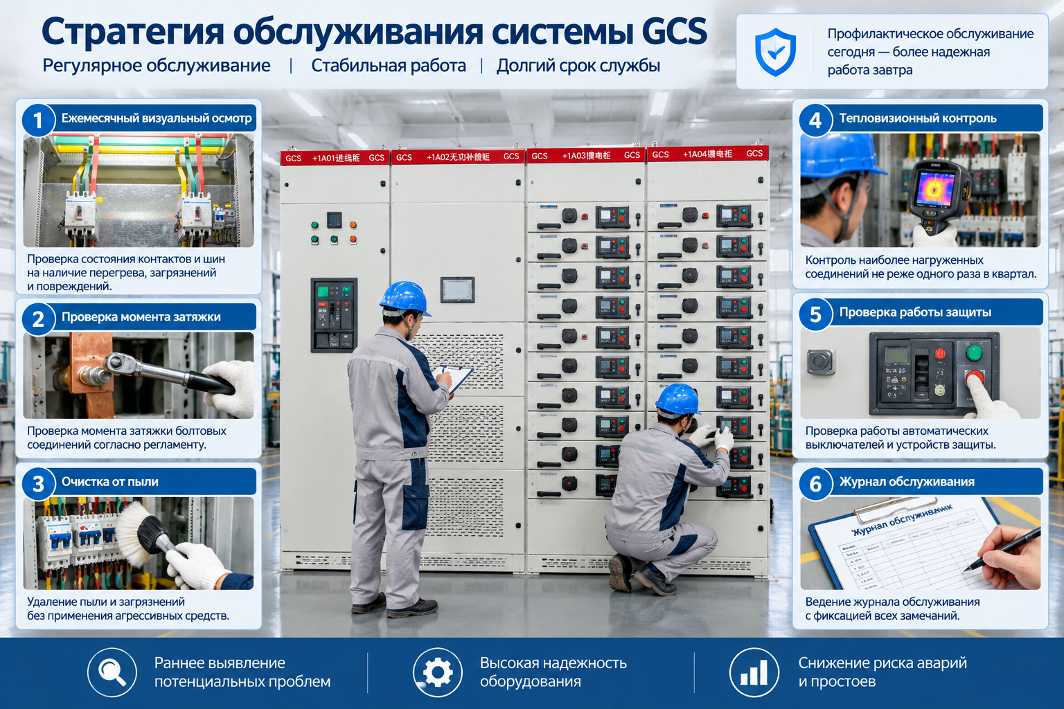 внутреннее устройство шкафа GCS