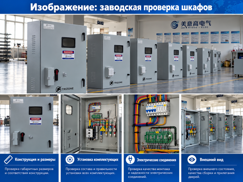 заводская проверка шкафов