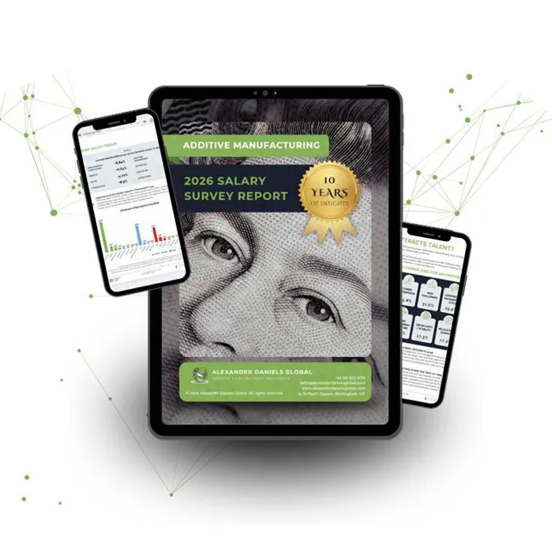 Исследование заработных плат в сфере аддитивного производства 2026 года сигнализирует о переходе отрасли к операционной зрелости
