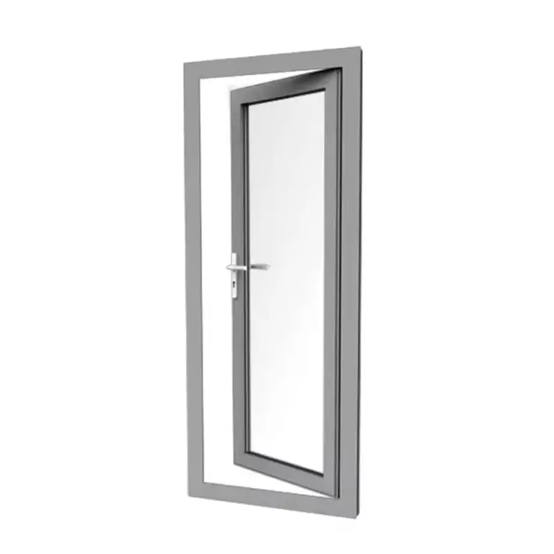 Алюминиевая поворотная дверь