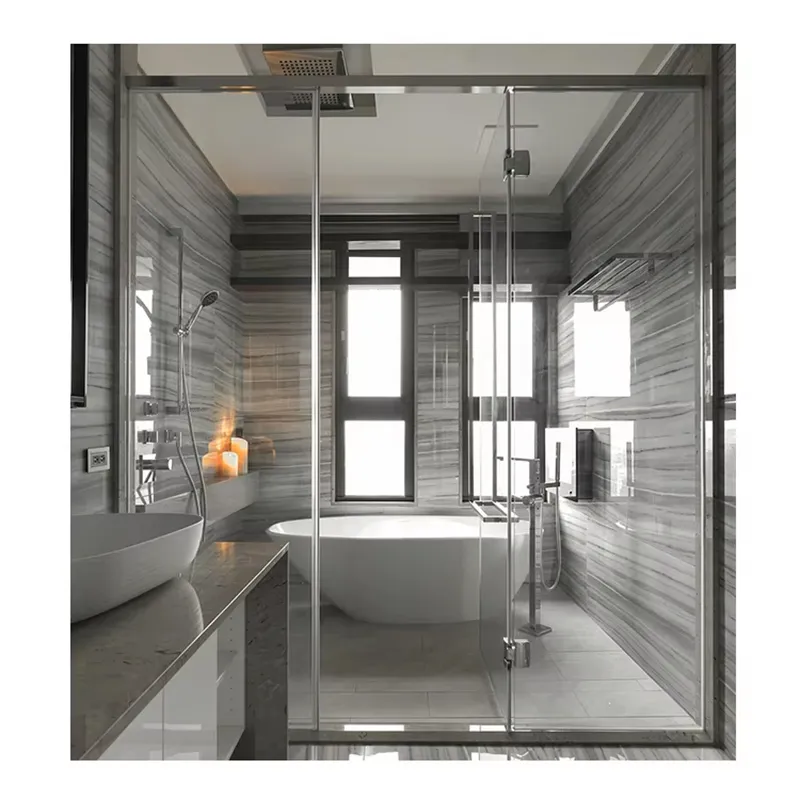 Алюминиевая поворотная дверь