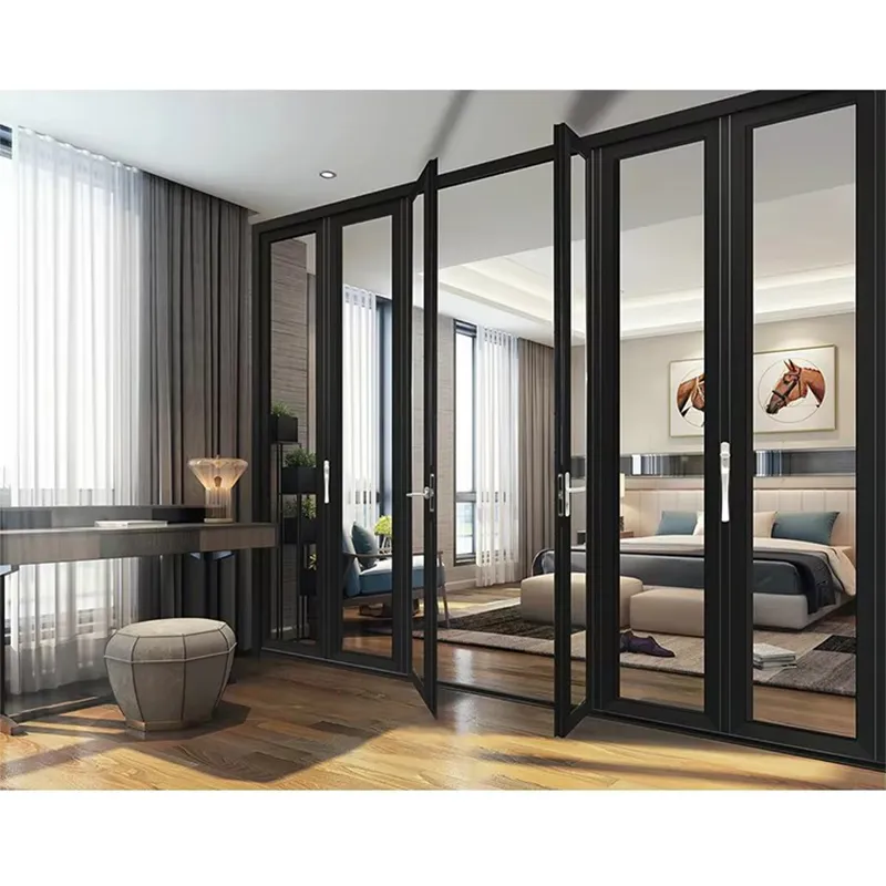 Алюминиевая складная дверь