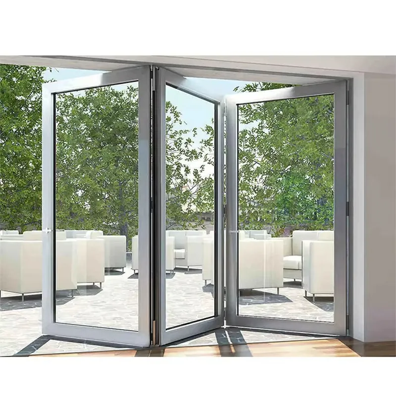 Алюминиевая складная дверь