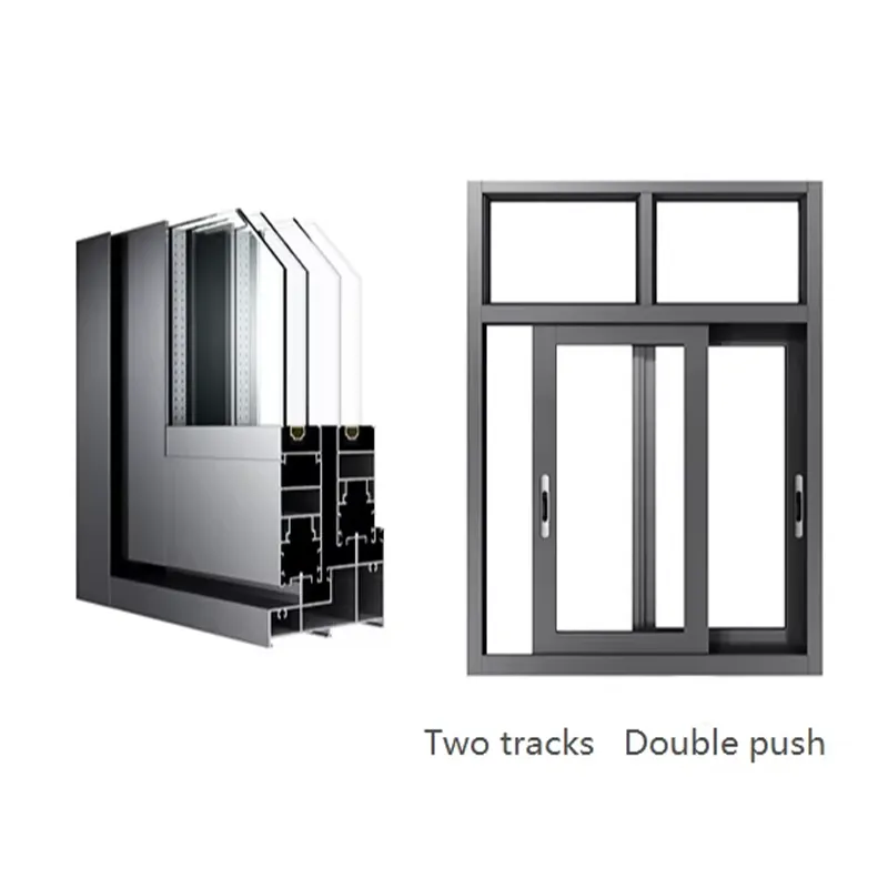 Алюминиевое раздвижное окно