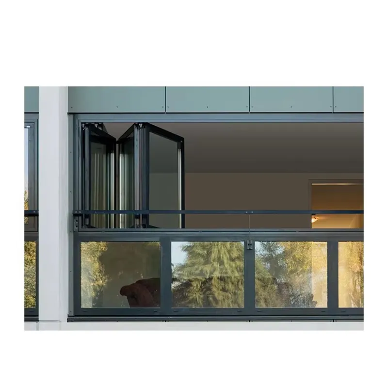 Алюминиевое складное окно