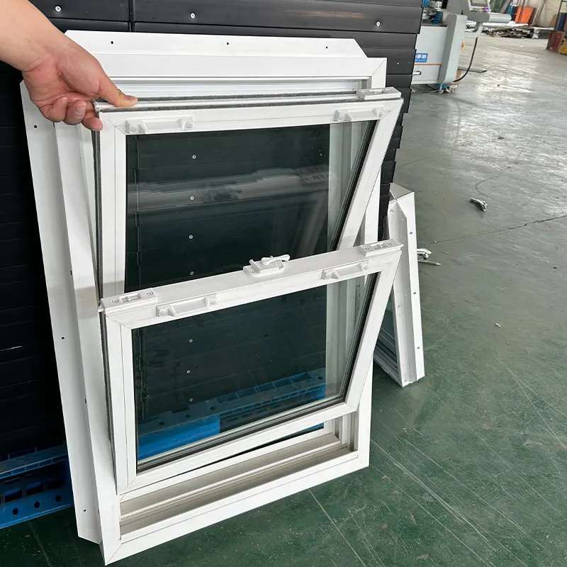 Двухсекционное подъемно-опускаемое окно серии 105