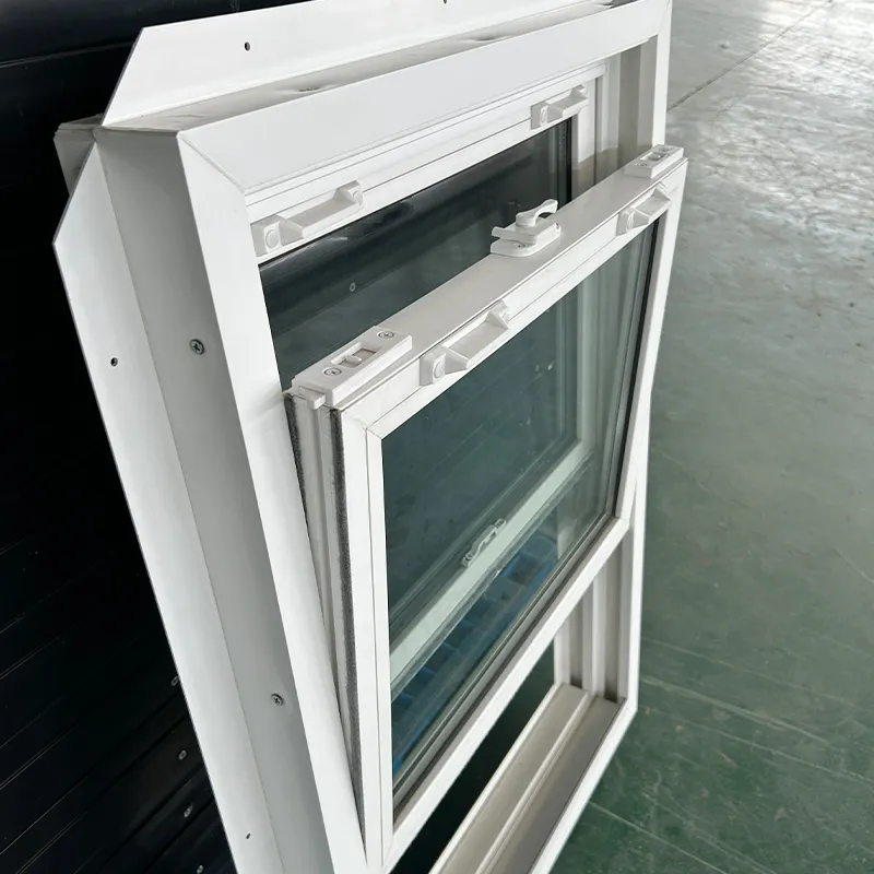 Двухсекционное подъемно-опускаемое окно серии 105