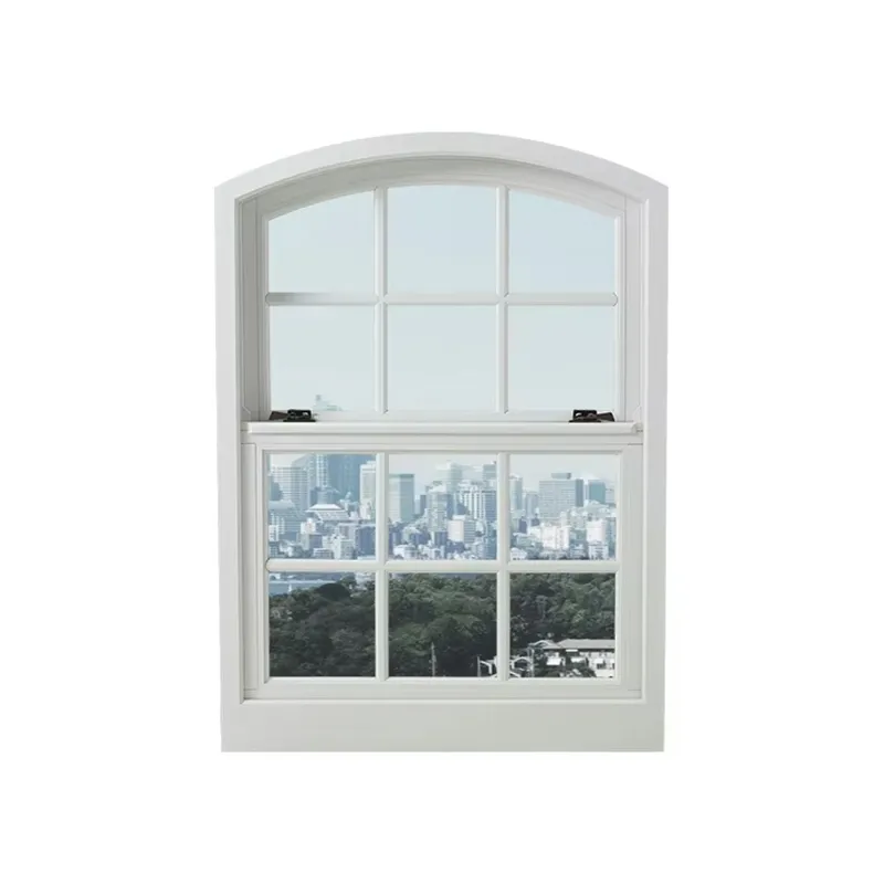 Одноручное подъемно-опускаемое окно из ПВХ-алюминиевого профиля