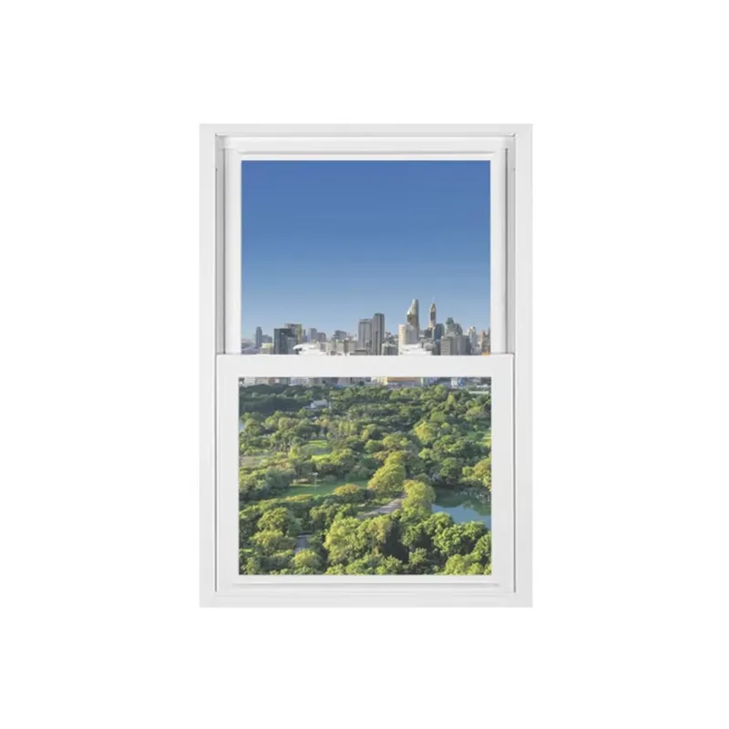 Одноручное подъемно-опускаемое окно из ПВХ-алюминиевого профиля