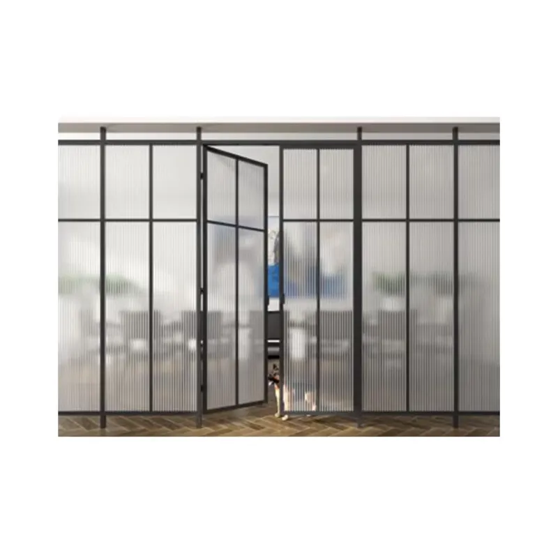 Поворотная дверь из ПВХ-алюминиевого профиля