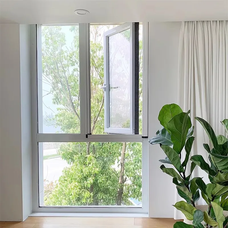 Поворотное окно из ПВХ-алюминиевого профиля