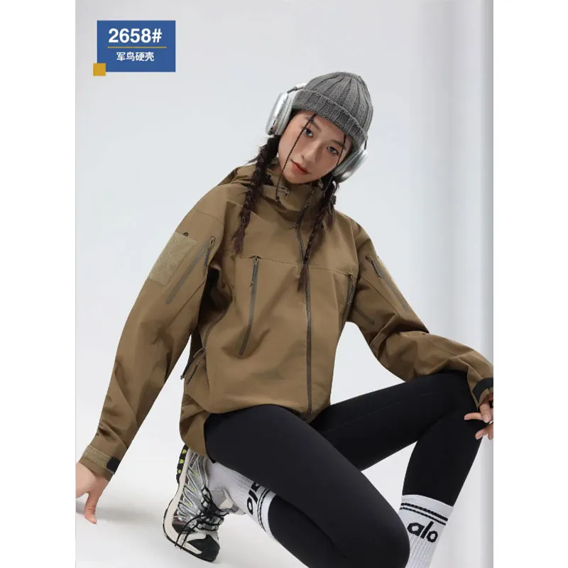 2658# Ветрозащитная куртка «Военный ястреб» с жёсткой мембраной