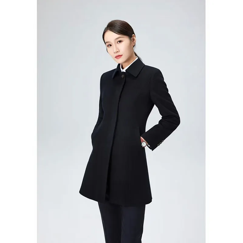 MLC800 Женское шерстяное пальто