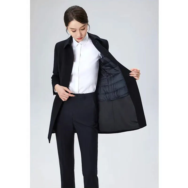 MLC800 Женское шерстяное пальто