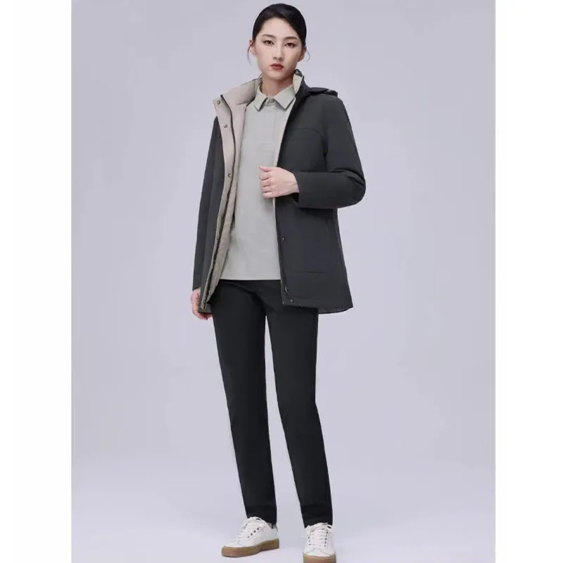 Пуховик унисекс из гусиного пуха