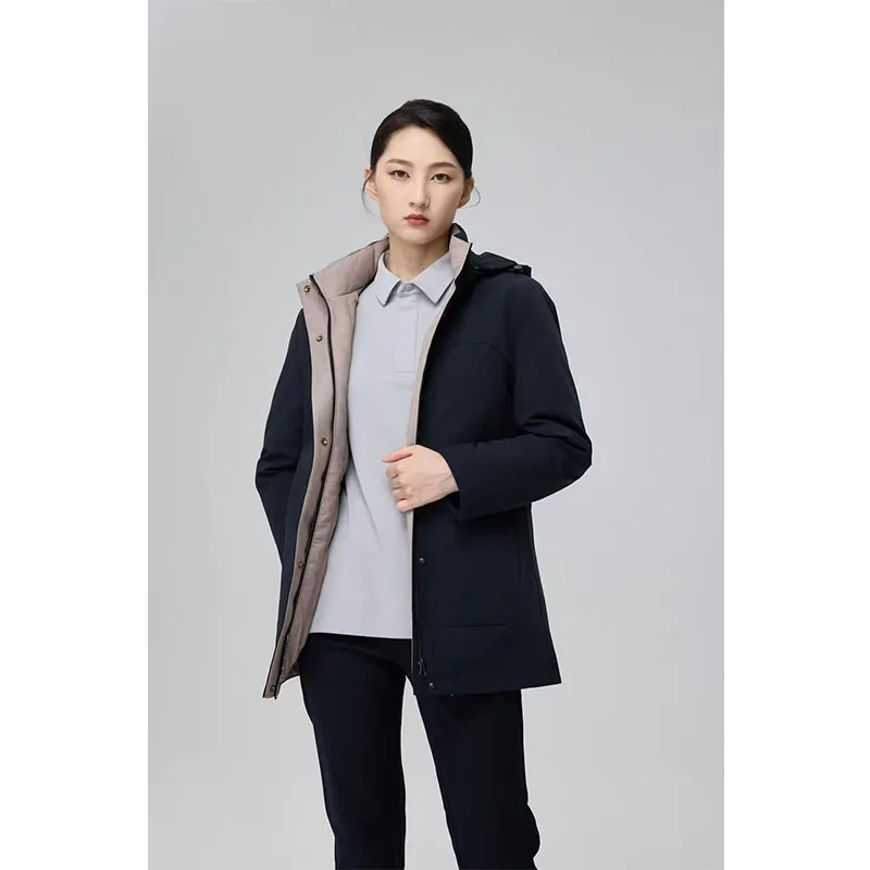 Пуховик унисекс из гусиного пуха