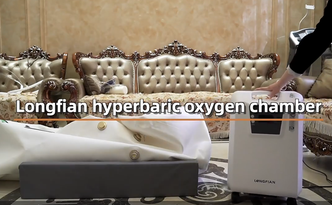 Гипербарическая кислородная камера Longfian: три газовых выхода, уплотнительная молния YKK для безопасной и быстрой кислородной терапии