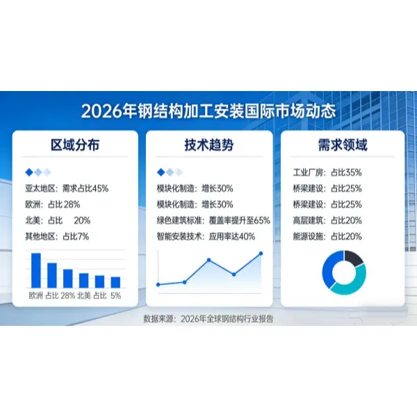 Мировой рынок стальных конструкций демонстрирует явные признаки общего восстановления спроса и смены факторов роста.