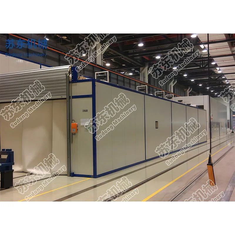 Дробеструйная камера со скребковой рекуперацией