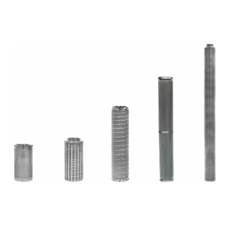 Фильтрующий элемент со складчатой структурой из нержавеющей стали