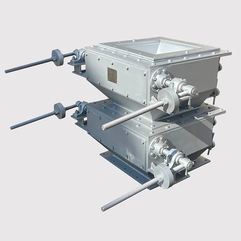 Двухслойная однодверная поворотная заслонка с мягким уплотнением и противовесом