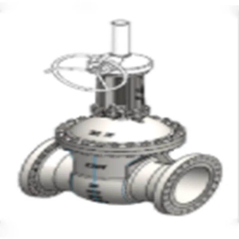 Кованая задвижка энергоблока со сменной внутренней арматурой серии XZp