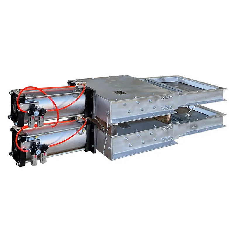 Пневматическая задвижка для кускового материала