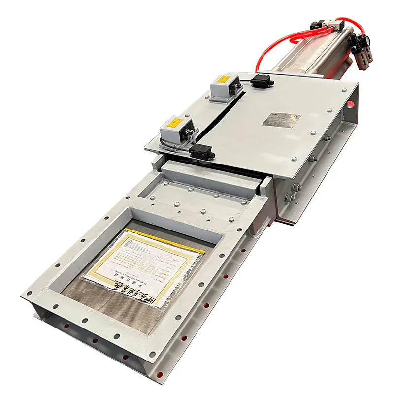 Пневматическая задвижка для пылевидных материалов