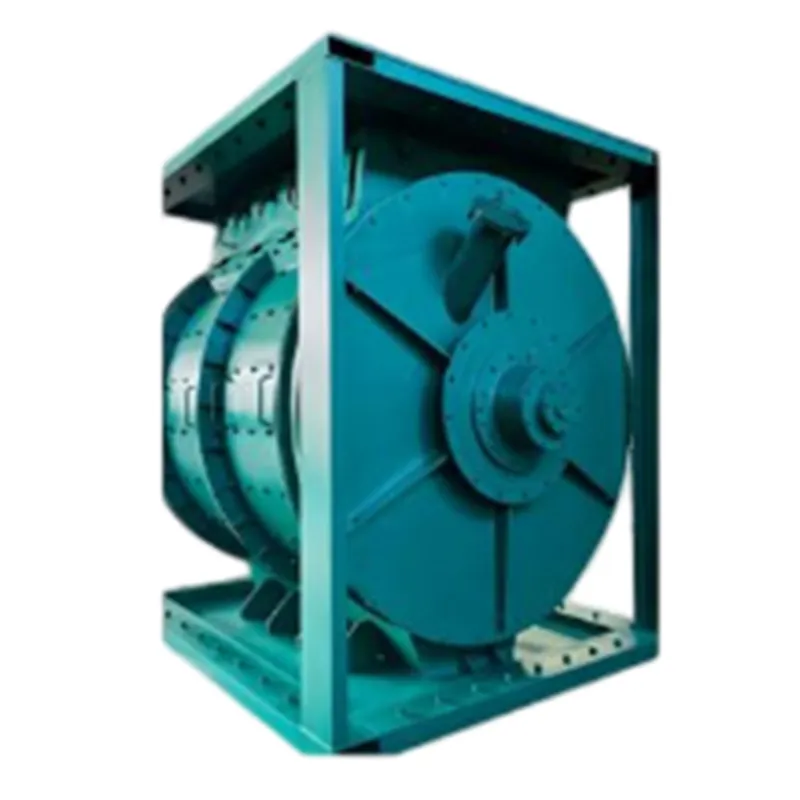 Роторный питатель с защитой от просачивания газа для кускового материала