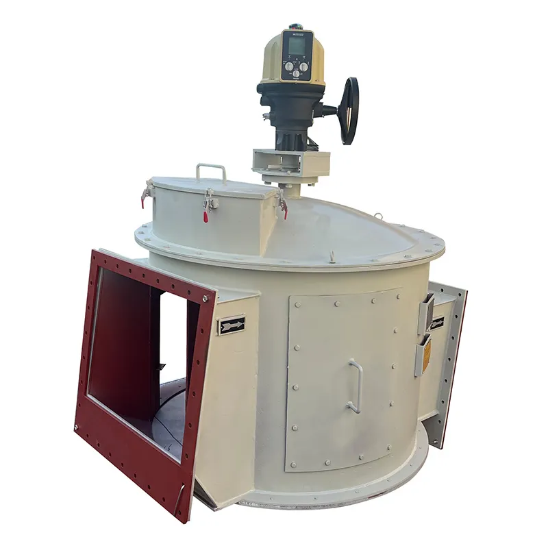 Трехходовой, четырехходовой распределительный клапан для пылевидных материалов