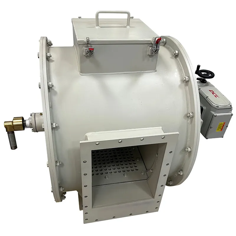 Трехходовой, четырехходовой распределительный клапан для пылевидных материалов