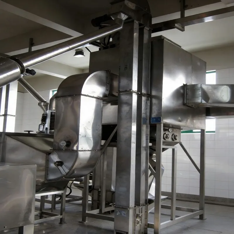Непрерывный сушильник для сои