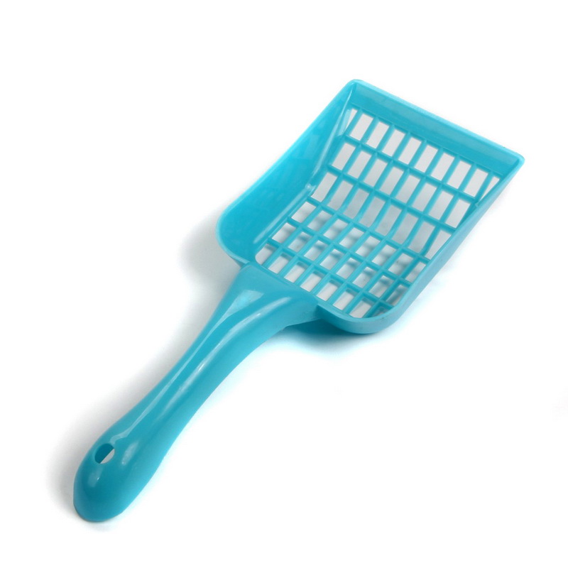 Кошачья песочная лопата пластиковая кошачье дерьмо лопата хуа тин HTGC002 Тонкие отверстия для чистки домашних животных кошачье дерьмо и лопата кошачьего песка